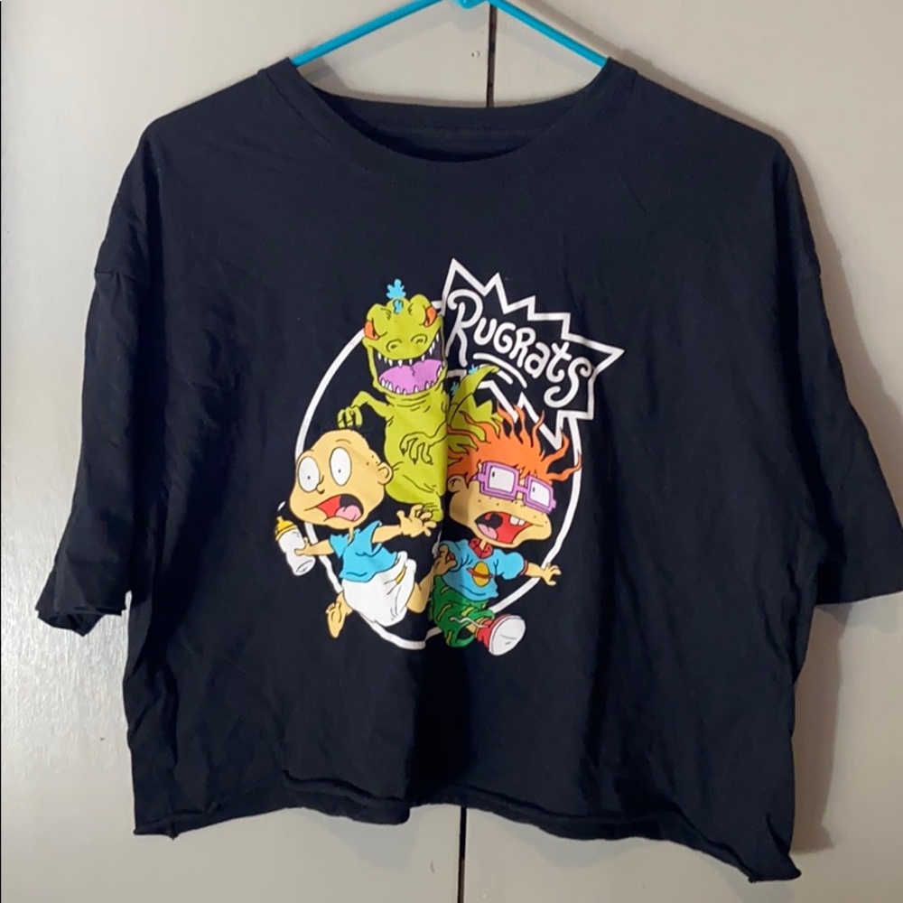 Rugrats cartoon t shirt cropped